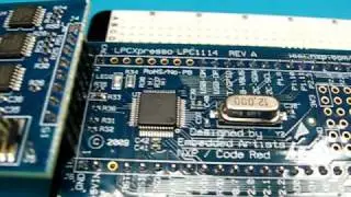 LPCXpresso ARM Cortex-M0 LPC 1114 cut & breadboard mod