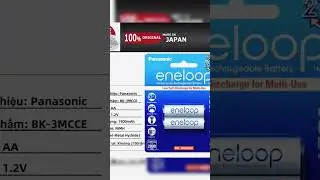Аккумуляторы Eneloop и Eneloop Pro #короткие #ShopeeTagToWin