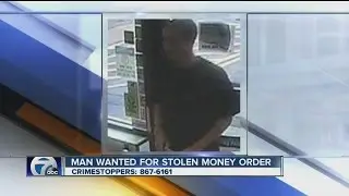 Reward offered for suspect in money order theft