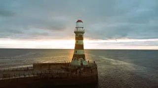 roker lighthouse sunrise beautiful our coastline sunderland roker