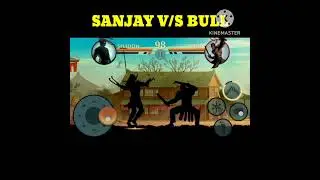 Shadow Fight Vip🔥Mod🔥Shadow Fight💪💪With Bull || Crazy Moment Part - 76