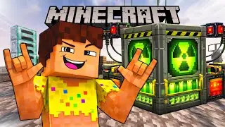 Minecraft But I Built an INSANE Nuclear Reactor