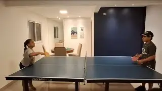 Um dia comigo como um  jogador nada profissional de tênis de mesa.