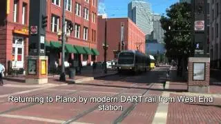 New and old rail transport in Dallas, Texas