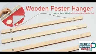 Wooden Poster Hanger