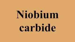 Niobium carbide