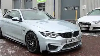 BMW M4 On Eibach springs wheel spacers and full carbonspeed kit. ! Motech Performance