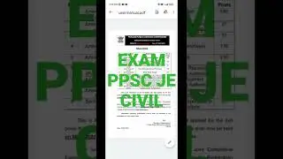 Exam Date|PPSC|JE CIVIL