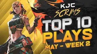 TOP 10 VALORANT PLAYS OF THE WEEK | May - Week 2 | KJC Scrims by KJC eSports