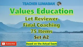 Values Education LET Reviewer Set A2