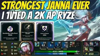 I Just 1v1ed a 2000 AP Ryze as Stat Shard Janna Support LOL! | A to Z