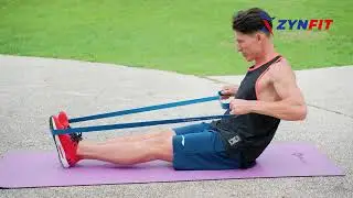 Full Body Resistance Bands Workout at Home | 5 Band Levels + Door Anchor | ZYNFIT Fitness Bands