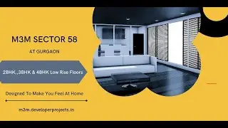 M3M Sector 58 At Gurgaon  - To Discover Your Purpose And Wellness