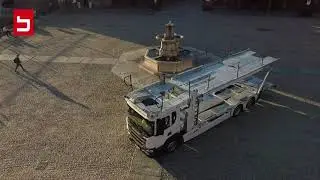 Car Carrier Scania P Next Gen + Rolfo CLX 5-loader for distribution