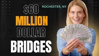 $60M I-490 Bridge Project in Rochester NY | Drone Construction Update