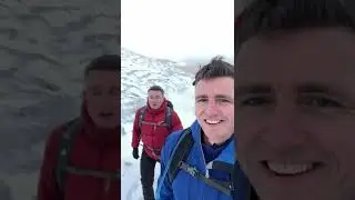 Taking a friend, a friends friend and a complete stranger over Sharp Edge in winter.