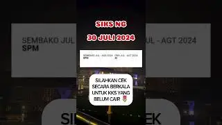 UPDATE SIKS NG 30 JULI 2024 🌷