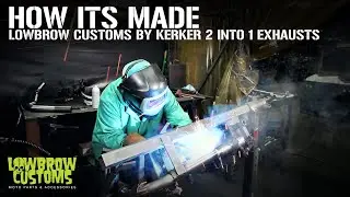 Lowbrow Customs by Kerker 2-into-1 Exhausts for Harley Sportster Dyna FXR & Softail