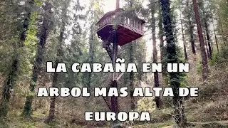 La CABA&Ntilde;A en un &Aacute;RBOL m&aacute;s alta de EUROPA! 🛖🌲