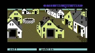 C64 Game: Labyrinth (goblin antics)