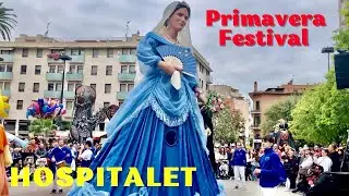 Trobada de Gegants - Fiesta de Primavera de L‘Hospitalet 2024 (Barcelona) | Giants Dance