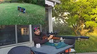 Sighting In My .457 Air rifle