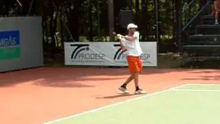 Fl&aacute;vio Saretta treinando