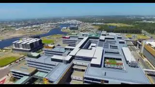The Sunshine Coast University Hospital drone flythrough, November 2016
