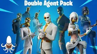 Double Agent Pack Review & Gameplay & Combos - Fortnite - Watch Before Buying! Hush Wildcard Chaos