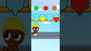 New Colour Match Puzzle Challenge with Sprunki / Mix color p3 #sprunki