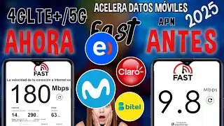 COMO ACELERAR MI INTERNET DATOS 4G/5G en Android 2024 En CUALQUIER OPERADOR GLOBAL AL MAXIM0 🔥