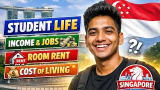 Singapore 🇸🇬 Me Student Life Kaisi Hai? | Income, Rent & Job Reality #singapore #information 