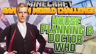 Minecraft - Random World Generation - Ep8: House Planning & Doctor Who