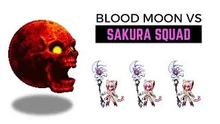 3 CG Sakura, Lunera, CG Fina, & Chow VS Blood Moon | FFBE