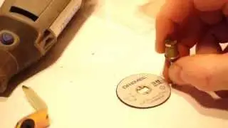 How to use Dremel multitool accessory: 456 Metal cutting wheel with speedclic