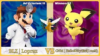 BLZ | Lopraz (Dr.Mario) VS CNM | HelloKittyGirl (1m45) (Pichu) - Ad Victoriam ! II