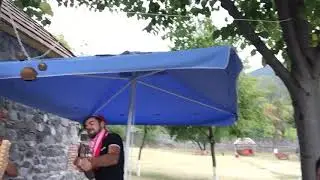 Azerbaijan tourism destination meet you Turkish ice cream show men thank you