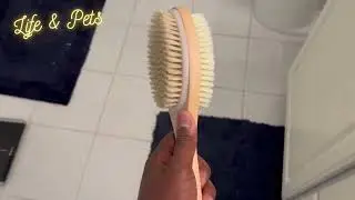 Metene Shower Brush with Soft and Stiff Bristles Review,  Use it Dry or Wet