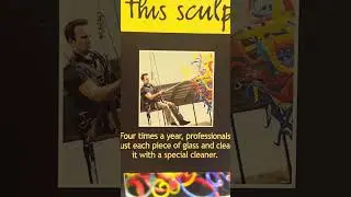 How they clean the glass tower #grandson #kidsvideos #kids #childrensmuseum #cleaning #video