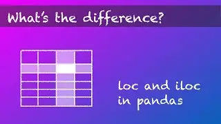 What's the difference: loc and iloc in pandas