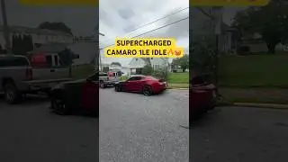 1000 HP SUPERCHARGED CAMARO SS 1LE IDLE #camaro #supercharged #explore #fast