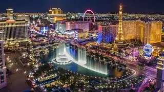 De lichtstad van Las Vegas 