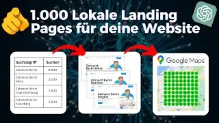 Local SEO mit ChatGPT und Google Sheets: Erstelle 1000 lokale Landing Pages auf einmal