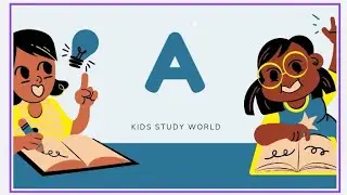 A B C D for kids | kids study world | #learning #alphabet  #abcd 