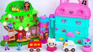 GABBY&rsquo;S DOLLHOUSE Collection Unboxing ASMR - Satisfying Unboxing Gabby's Dollhouse Dough House Set