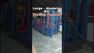 Large - diameter Bar Heating Furnace#inductionheatingmachine #inductionfurnace #welding #machine