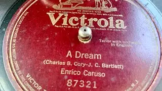 More Enrico Caruso In English And 4K, “A Dream”, Recorded September 16, 1920. Victor Records 87321