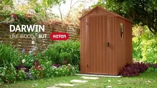 Keter Outdoor Garden Shed - Darwin 6 x 4 Shed Waterproof