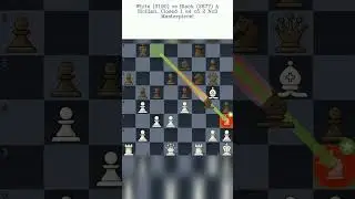 White 3190 vs Black 2877 A Sicilian, Closed 1 e4 c5 2 Nc3 Masterpiece!