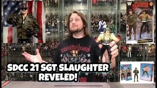 SDCC 2021 Mattel Creations Exclusive Sgt. Slaughter Mattel Ultimate Edition!
